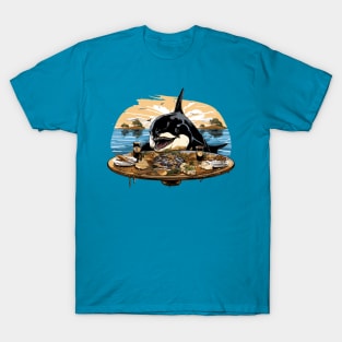 Eat the rich orca T-Shirt